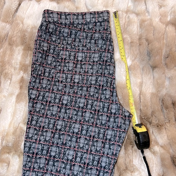ALLISON DALEY SUPER STRETCH PRINT PANTS GRAY AND RED /SIZE 2XL - Picture 5 of 6